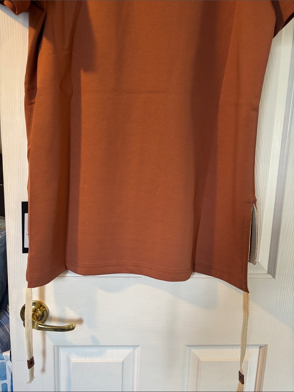 Rust Logo Mini Dress - Picture 5 of 9